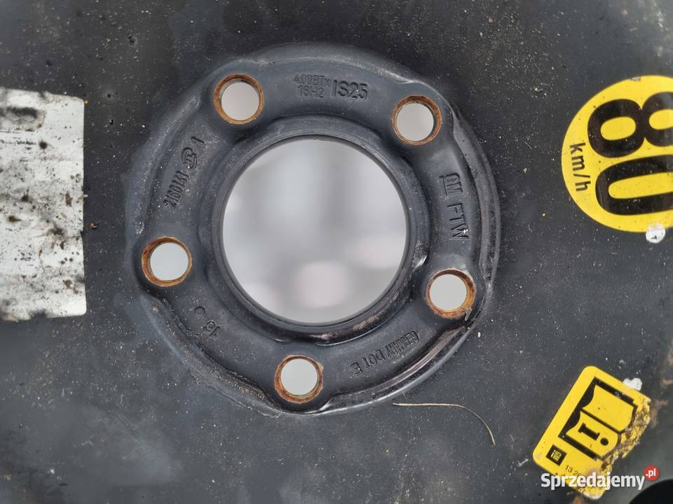 KOŁO ZAPASOWE DOJAZDOWE Opel Astra J Zafira C Samochodowe Chełm