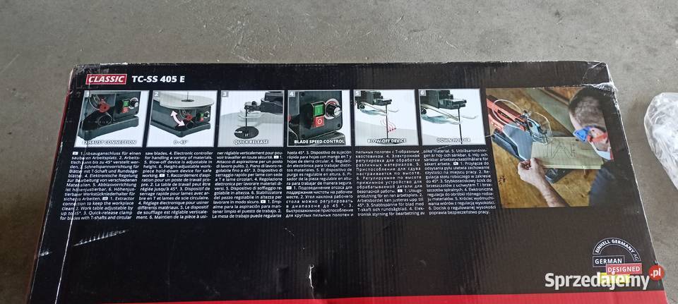 Piła włosowa wyrzynarka TCSS 405 E 120W mało Zalesie Górne