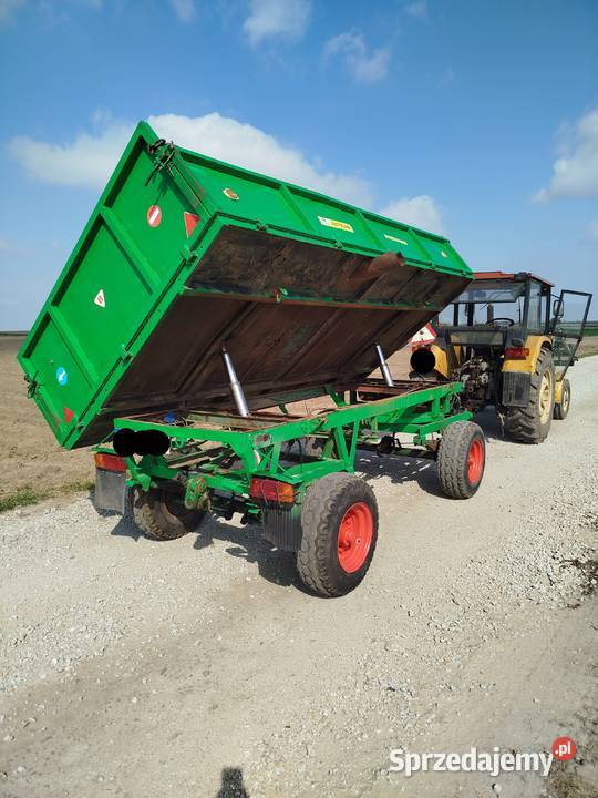 Przyczepa wywrotka d45 D47 d55 d35 thk hl nieuszkodzony Przyczepy rolnicze Sieradz