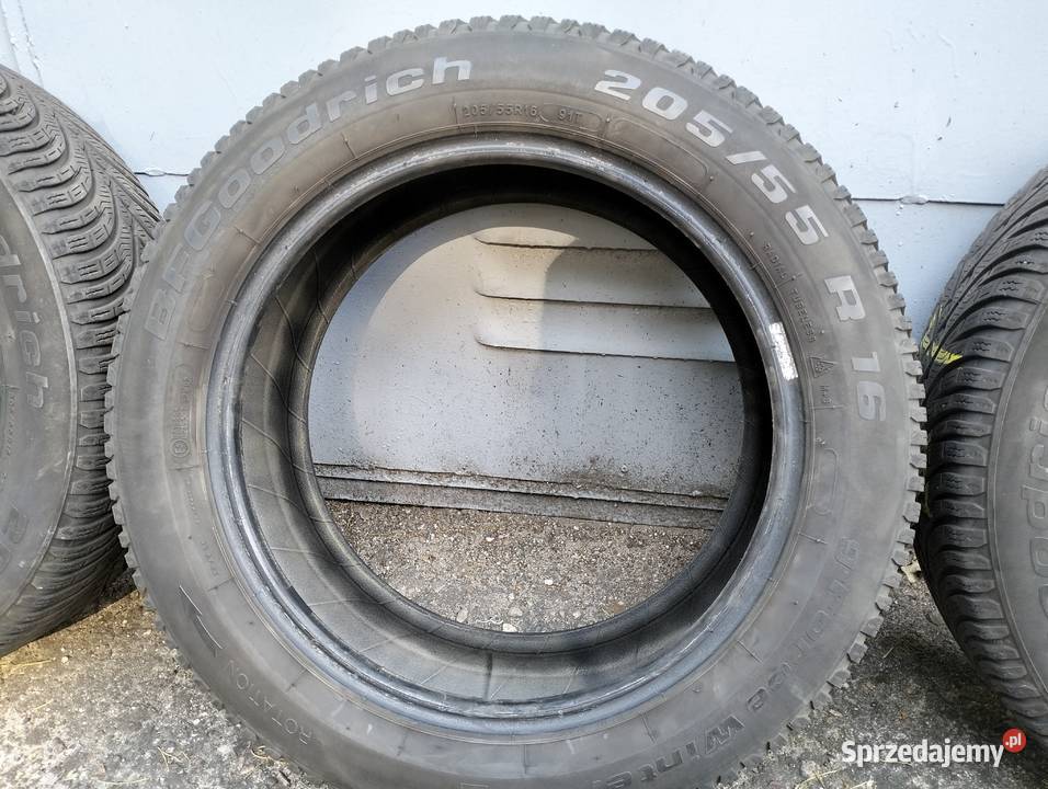 Opony zimowe BF Goodrich 205x55x16 Samochodowe mazowieckie Warszawa