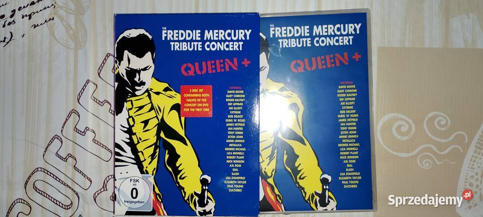 QUEEN The Freddie Mercury Tribute Concert DVD rock kujawsko-pomorskie