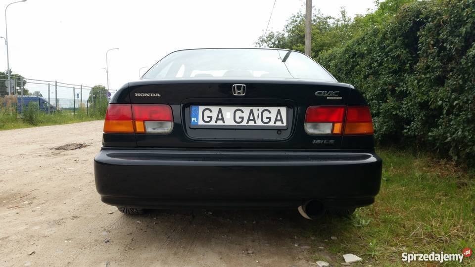 Honda Civic Coupe EJ6 16 Czarna perła przedlift elektryczne lusterka Gdynia