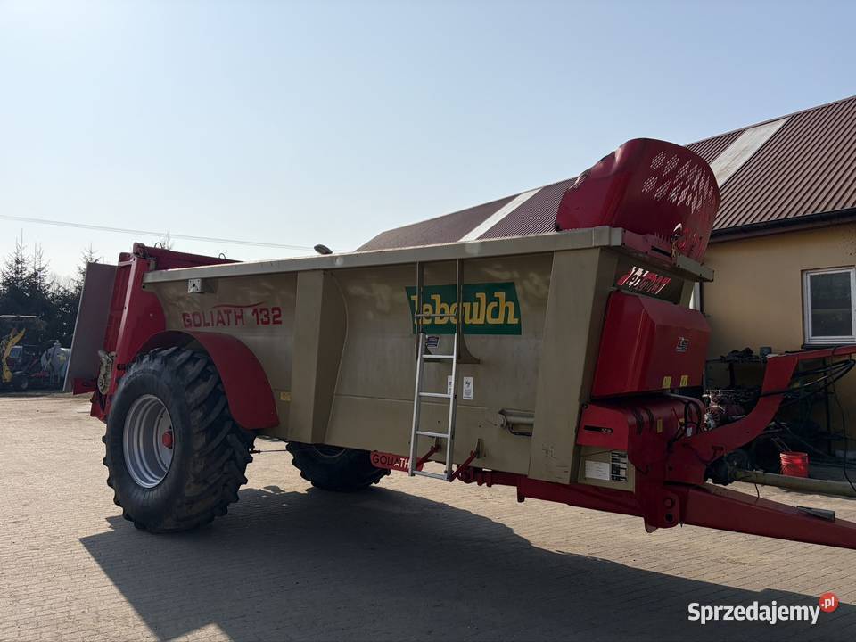 Rozrzutnik obornika Le Boulch Goliath 132 własna nieuszkodzony Myszyniec