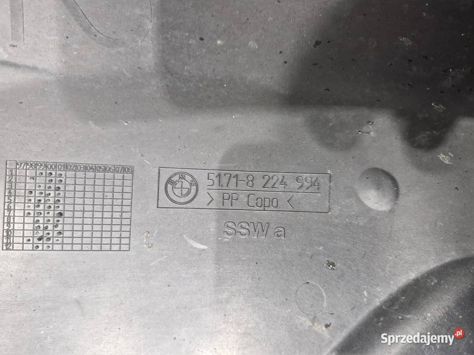 8224994 BMW E46 COUPE NADKOLE PRAWE PRAWY TYŁ