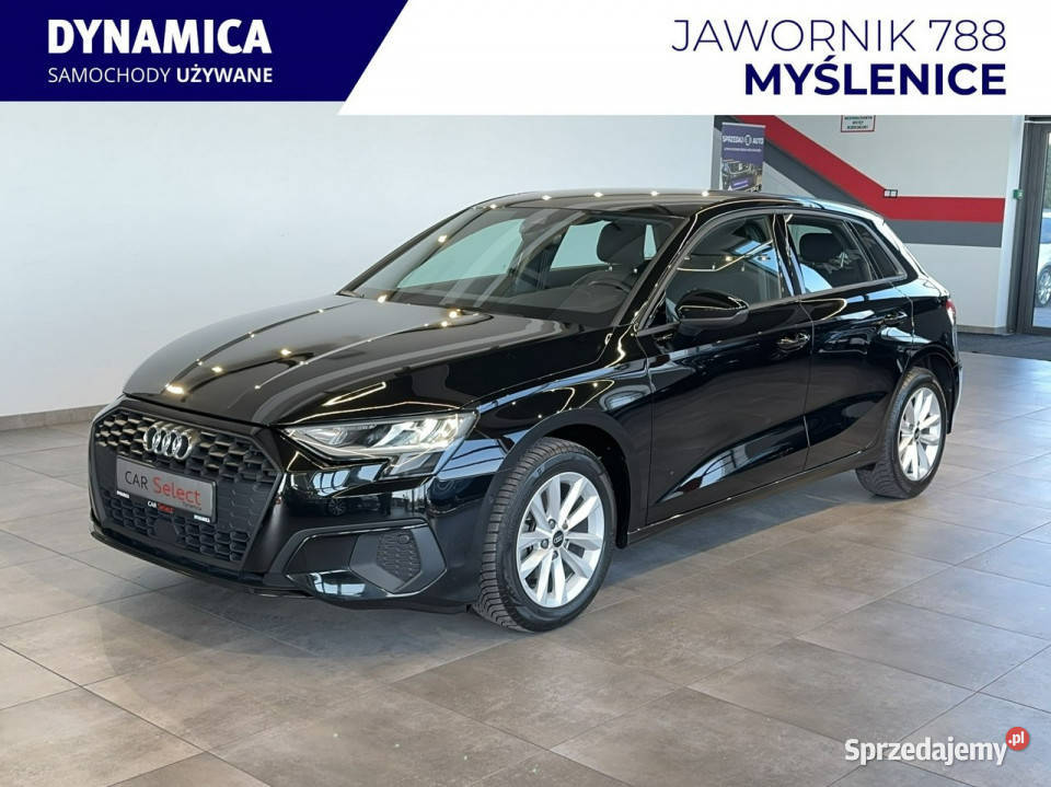Audi A3 Sportback VAT 23 35TFSI mHEV 150 Stronic czujnik deszczu Myślenice