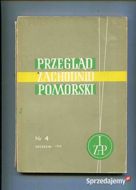Przegląd Zachodniopomorski 1968 4 Szczecin