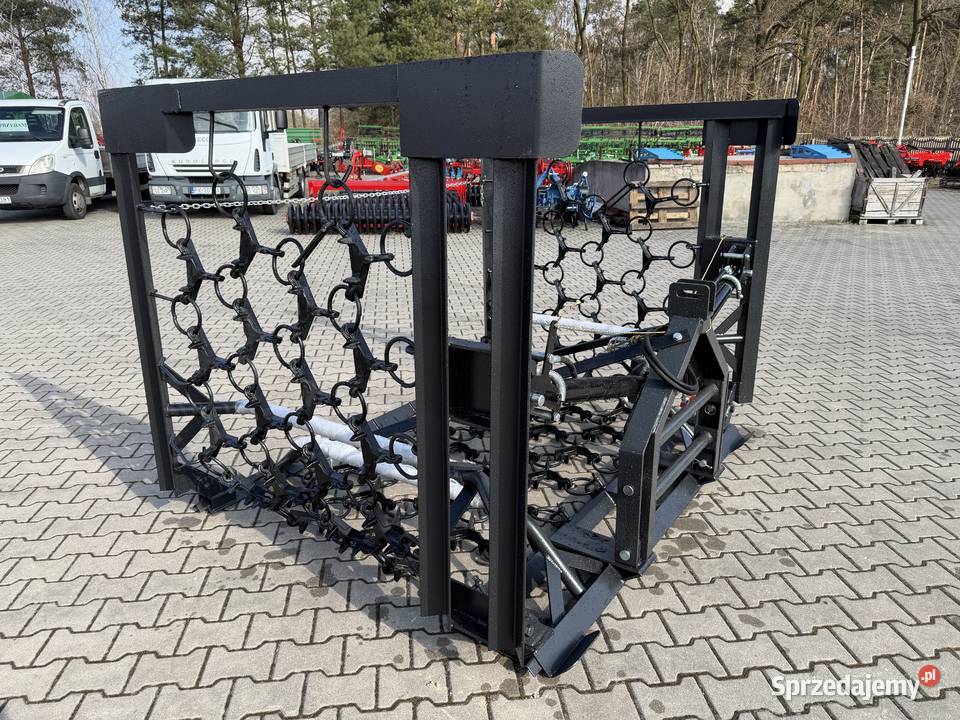 Włóka łąkowopolowa 5m 2siłowniki MetalTechnik Opatówek