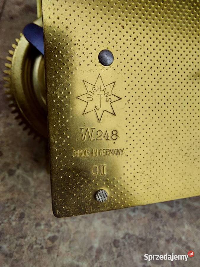 713 Mechanizm starego zegara ściennego Junghans pomorskie Tczew