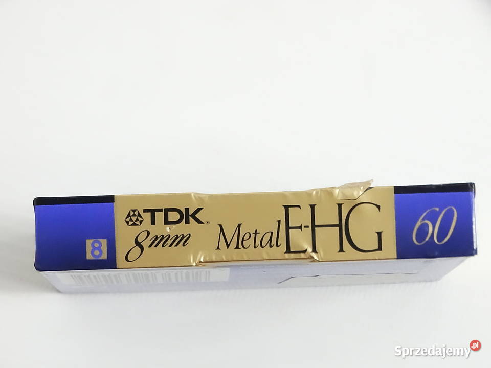 Kaseta 8mm TDK Metal EHG 60 NOWA w folii Rare Biłgoraj
