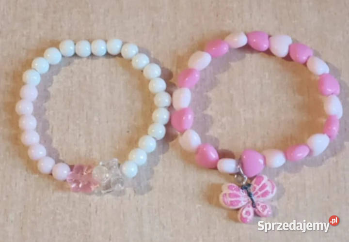 Bransoletki dziewczynki 2 sztuki Pozostałe Aleksandrów Łódzki