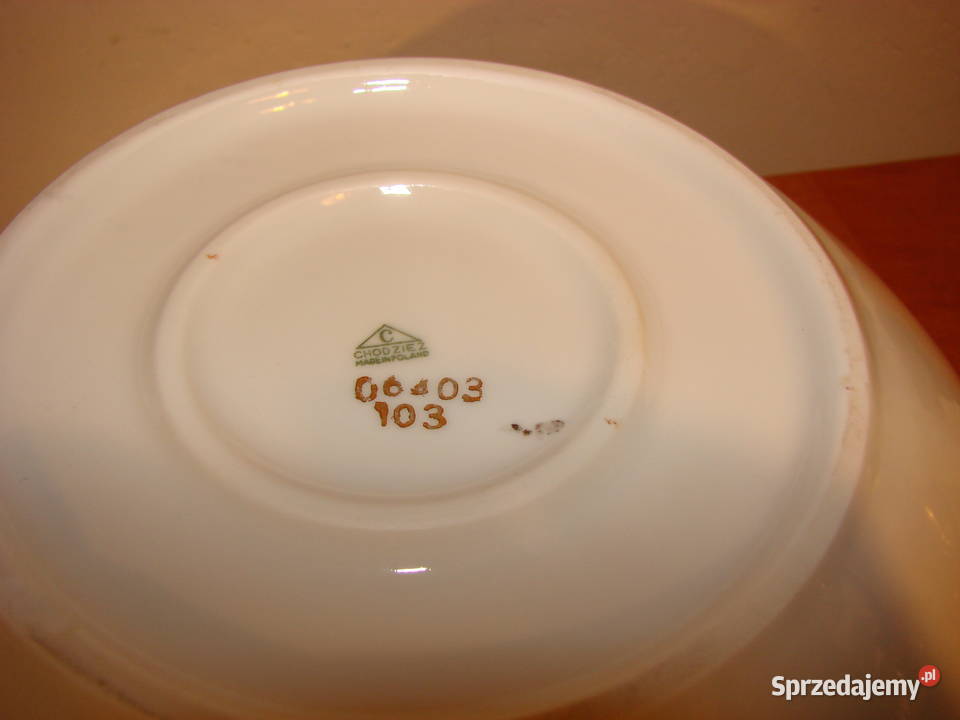 Chodzież porcelanowa waza PRL Porcelana i szkło Pruszcz Gdański