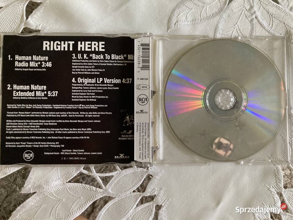 Płyta Cd Single SWV Sisters With Voices Right Here Human