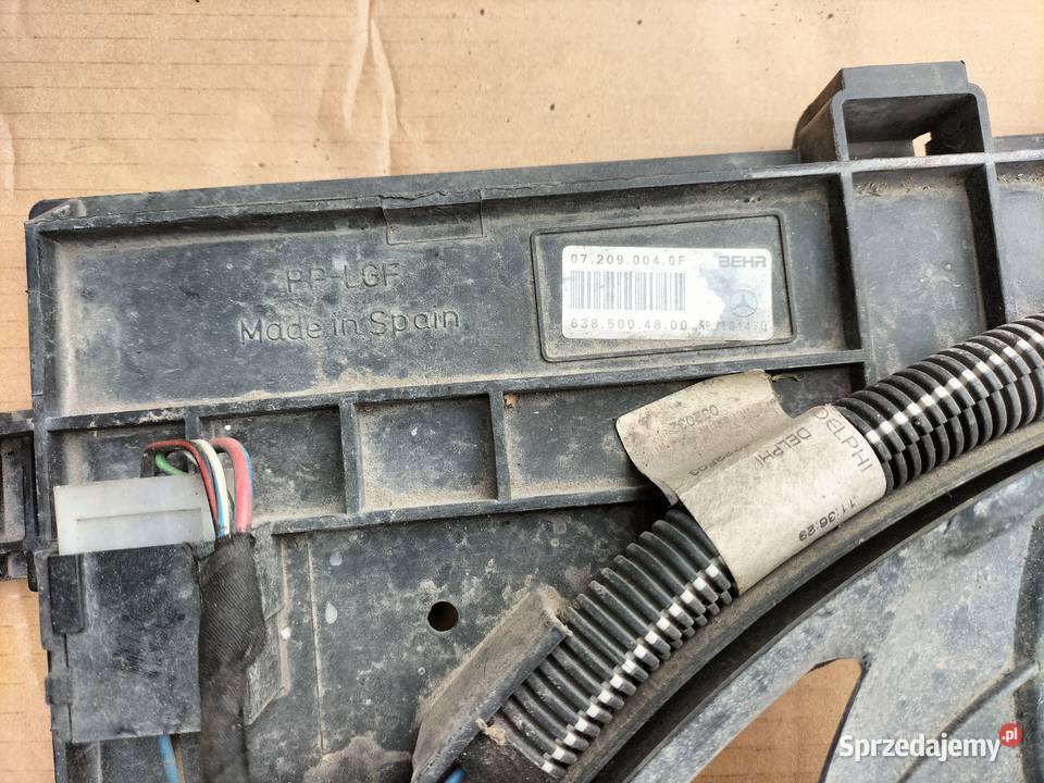 Mercedes VITO W638 23 WENYLATOR CHŁODNICY osobowe Kamień-Kolonia