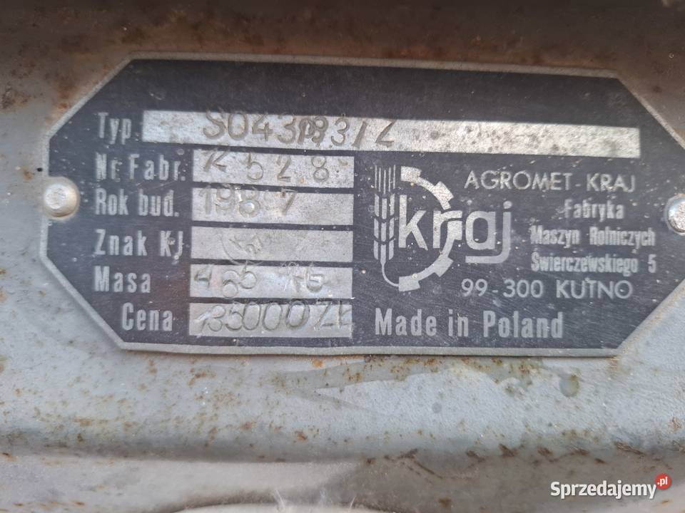 Siewnik Agromet 27m nieuszkodzony Siewniki i sadzarki Bełżyce