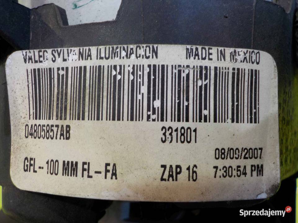 DODGE NITRO 08r halogen lewy 04805857AB Suków sprzedam