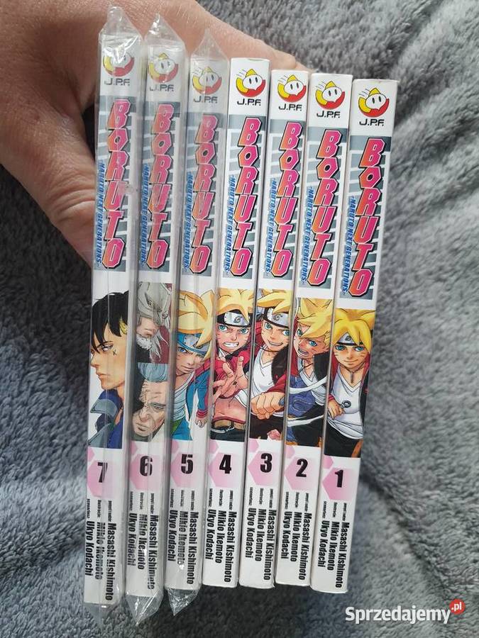 Boruto zestaw 7 tomów wydanie 1 2018 Gdynia