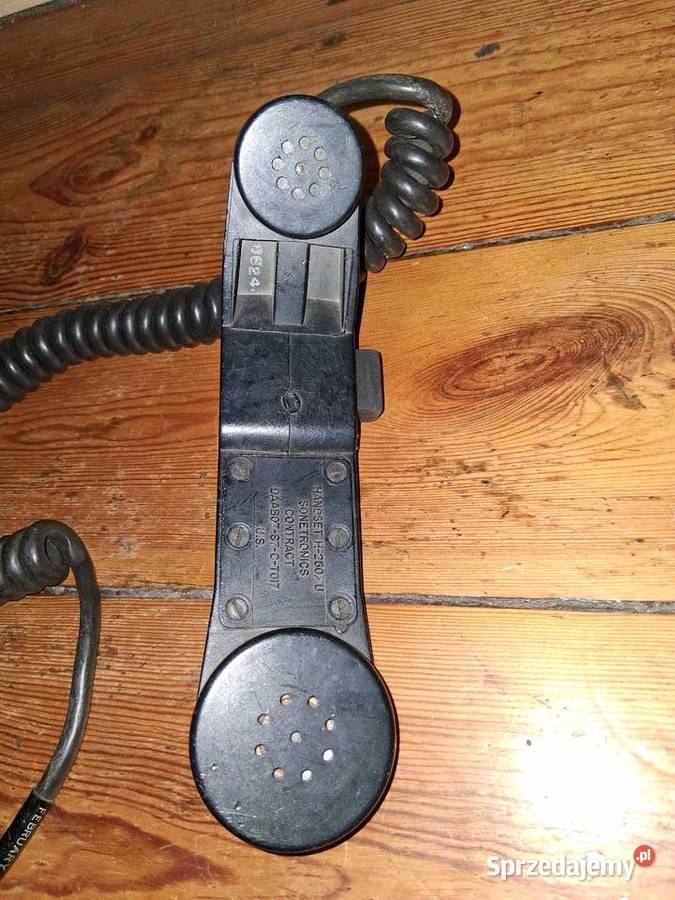 Słuchawka US Army HANDSET H250U radiostacja wielkopolskie Poznań