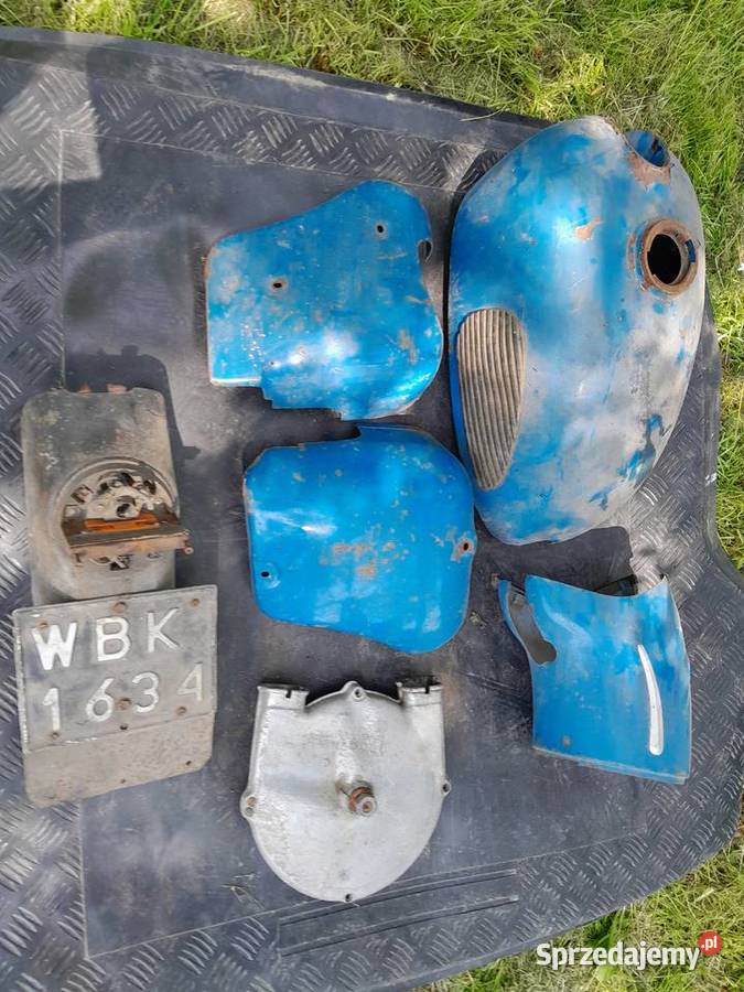 Mz jaskółka zbiornik boczki lampa błotnik osłona Pozostałe