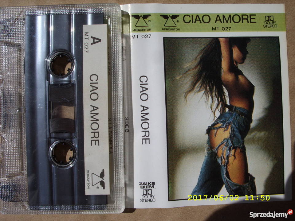 POP kaseta CIAO AMORE LUNA LACRIMA kaseta Płyty i kasety Wołów