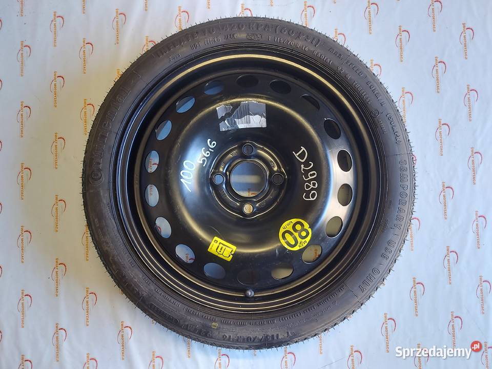 OPEL ASTRA H koło dojazdowe 1157016 92M 4x100 świętokrzyskie Kielce