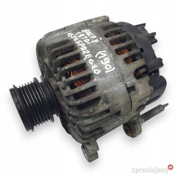 ALTERNATOR VW Golf V 19 TDI 140A Valeo Chełm