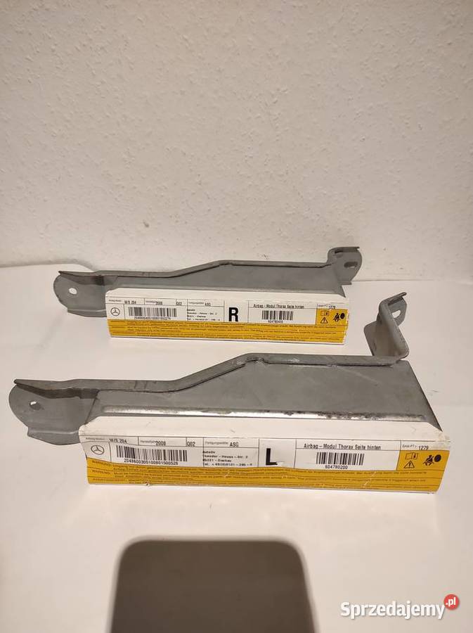 Mercedes W204 Poduszki AIRBAG Prawa i lewa poduszki powietrzne wielkopolskie Łobżenica