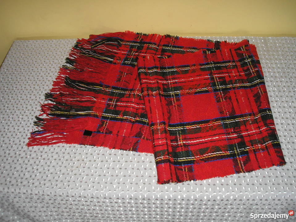 kożuszek czarny L 40 Charter Club szal krata Słupsk