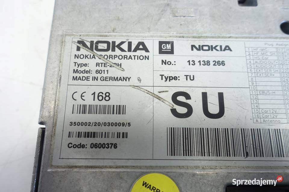 Opel Vectra C Signum CZYTNIK KART SIM 13138266 Pozostałe