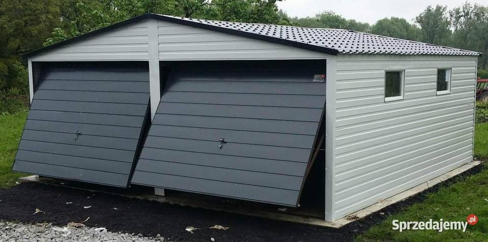 Garaż Blaszany Drewnopodobny 6x5 Garaze Blaszane dolnośląskie Legnica