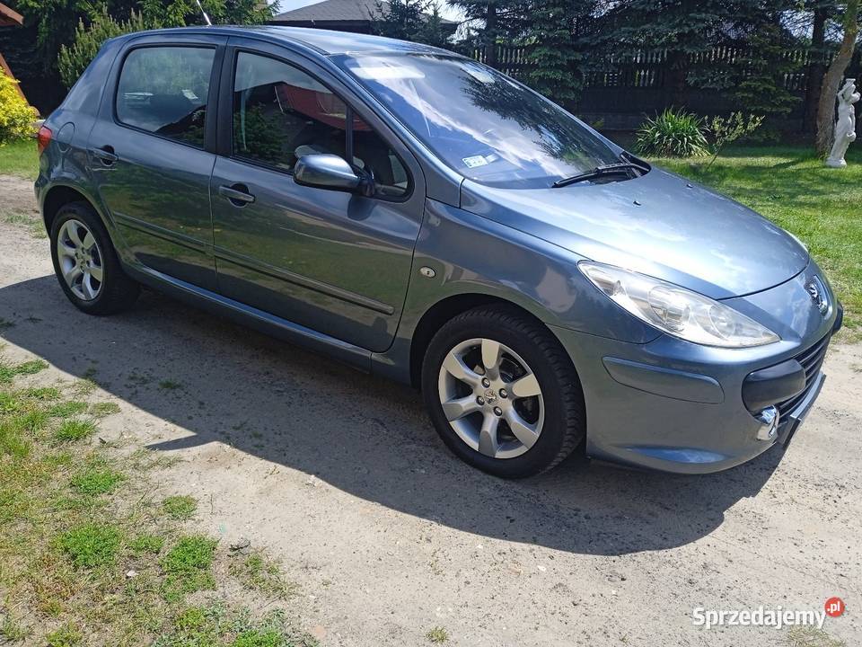 Peugeot 307 16 BenzynaKlimatyzacja210Prrzebieg czujnik zmierzchu Łagów