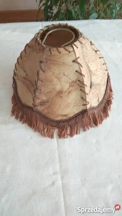 Klosz lampy nocnej z jelita wołowego Poznań