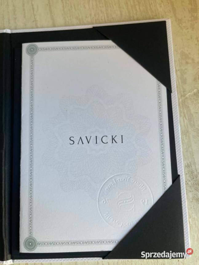 Pierścionek SAVICKI Złoto 585 Diament Certyfikat Rytro