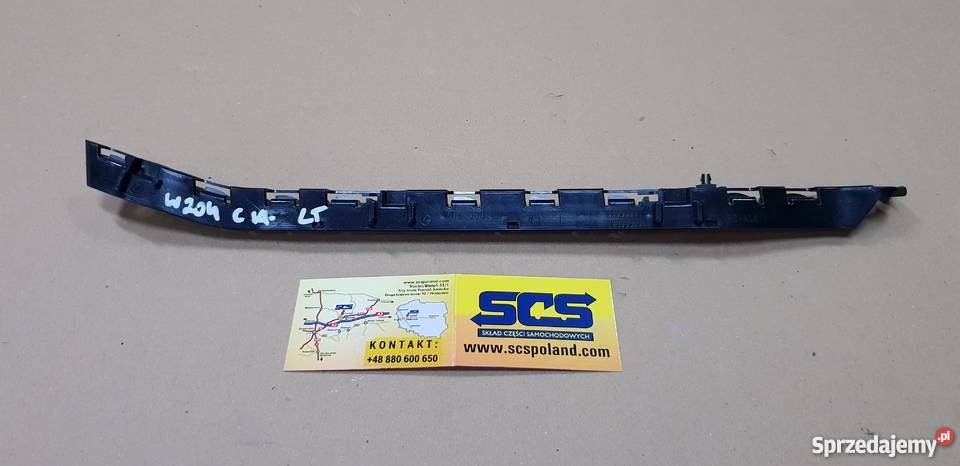MERCEDES W204 C KLASA ŚLIZG ZDERZAKA TYŁ LEWY osobowe Bieleń