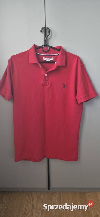 Męska koszulka polo czerwona US Polo Assn M Moda i Styl Warszawa