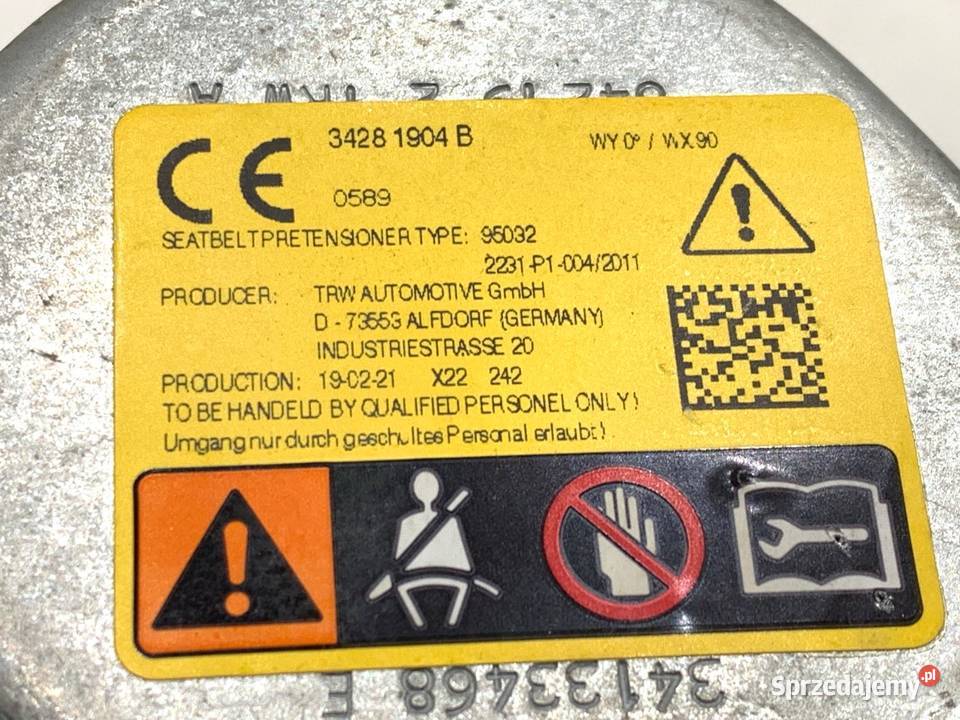 PAS BEZPIECZEŃSTWA LEWY TYŁ OPEL ASTRA K podkarpackie