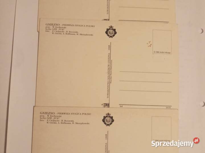 Pocztówki zestaw 3 1995