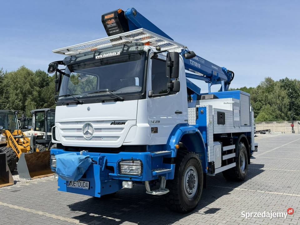 Mercedes AXOR 1829 4x4 Zwyżka RUTHMANN STEIGER Widełki