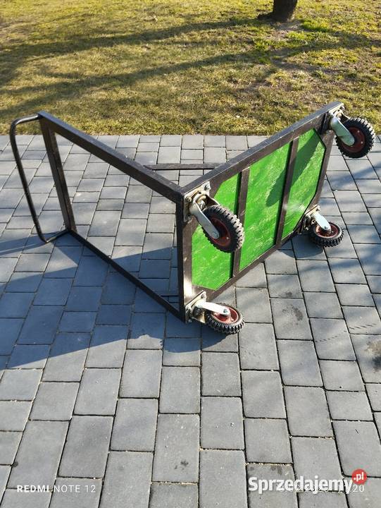 WÓZEK platformowy TRANSPORTOWY magazynowy 91x60 Zagórów sprzedam