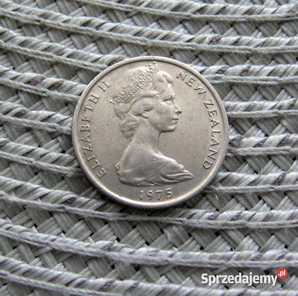 Nowa Zelandia 5 Cent 1975r Kalisz