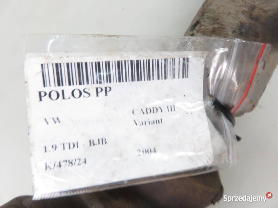PÓŁOŚ PRAWA PRZEDNIA VW CADDY III 19 TDI osobowe