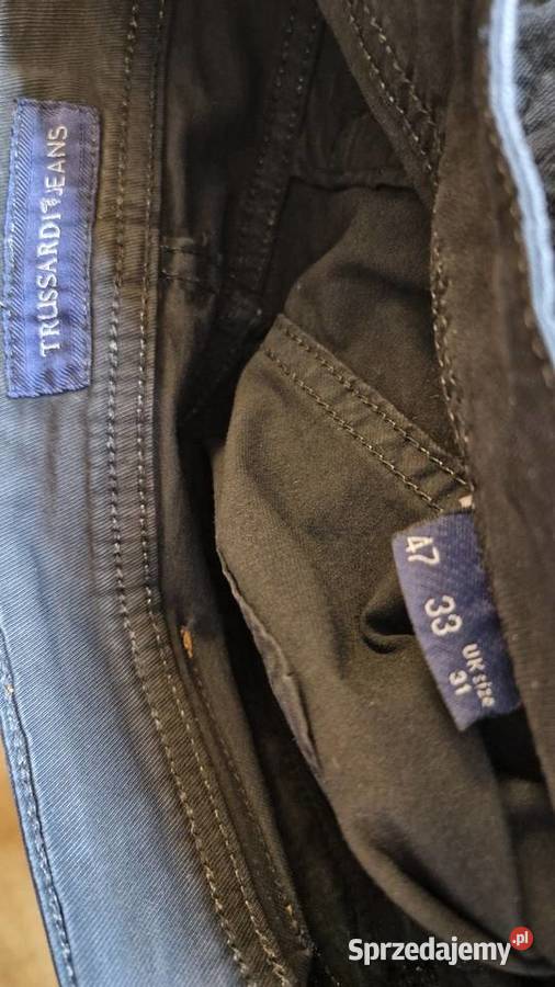 Spodnie Trussardi jeans 33 damskie czarne Lublin