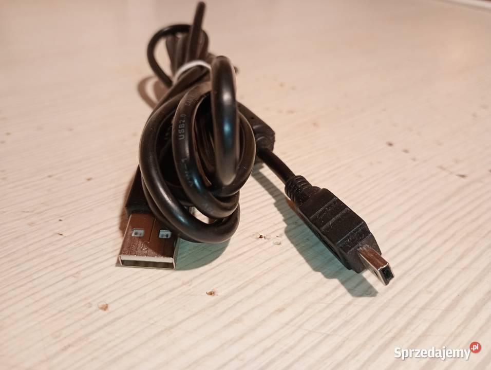 kabel przewód USB A mini USB 160 czarny zachodniopomorskie