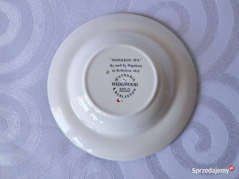Wedgwood Napoleon Ivy popielniczka 11 Anglia Strzelce Krajeńskie