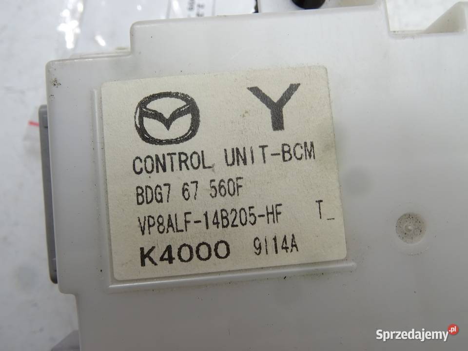 MODUŁ KOMFORTU BCM MAZDA 3 BL BDG767560F