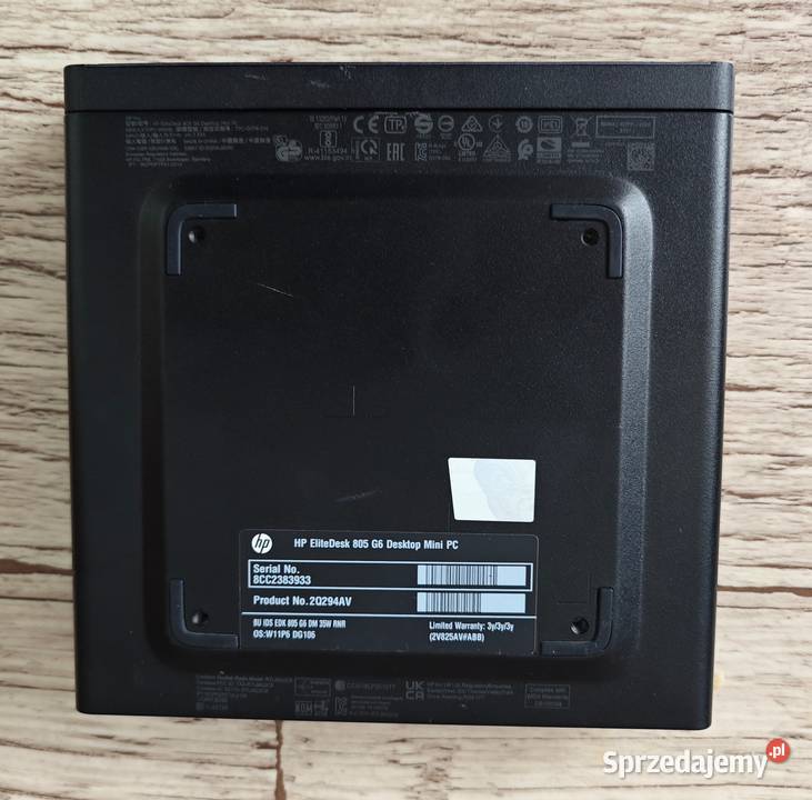 Komputer mini HP 805 G6 Ryzen 5 PRO 6core Komputery i Akcesoria Pszczyna