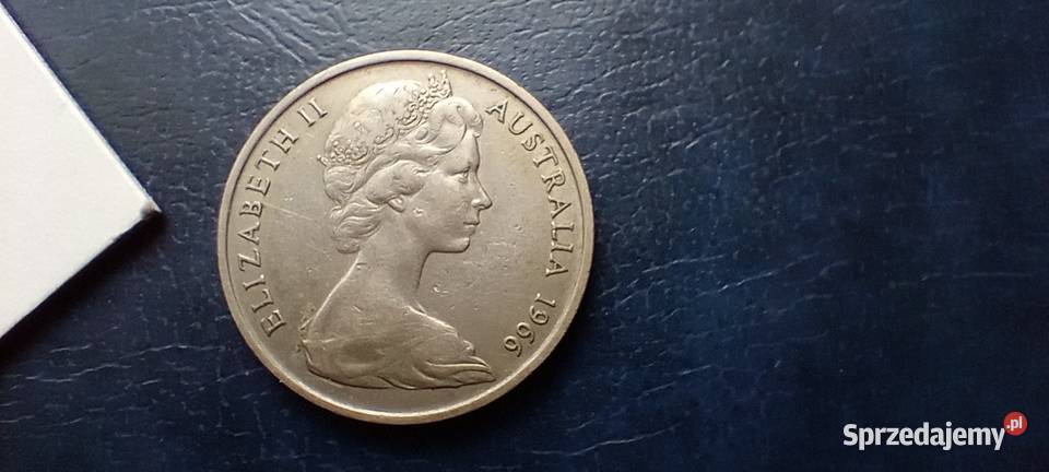 Stare monety 20 cent 1966 Australia Lesko