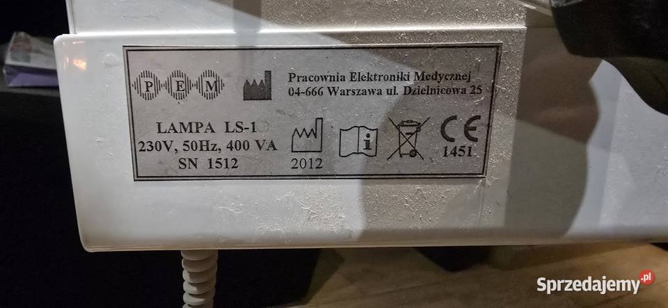Lampa sollux LS1 Wyposażenie szpitali i gabinetów Kościan