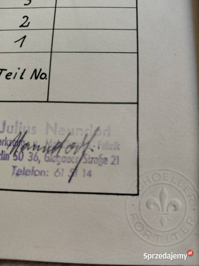 Rysunki techniczne 3 z 1957r Papier Schoeller