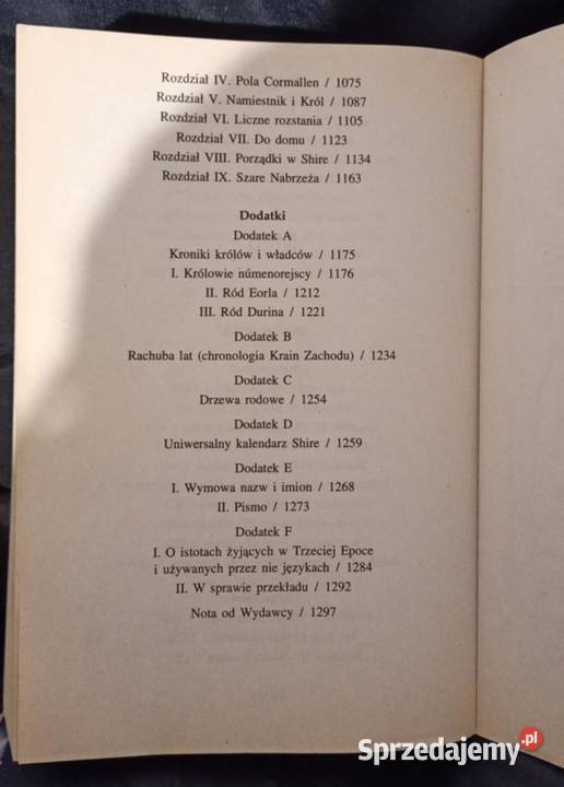 Władca pierścieni J R R Tolkien Proza i poezja Poznań sprzedam