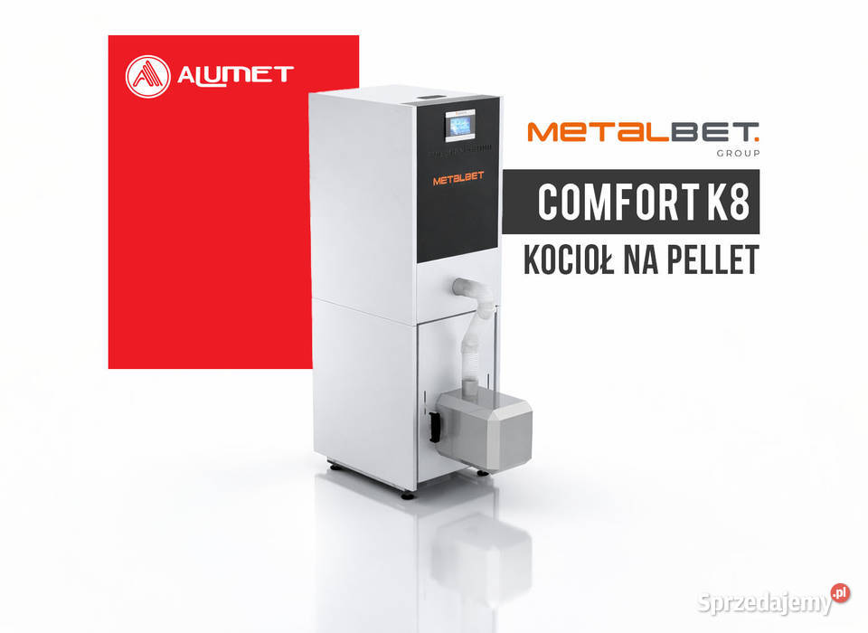 Piec CO pellet Comfort KS8 Metalbet Miechów sprzedam